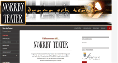 Desktop Screenshot of norrbyteater.com