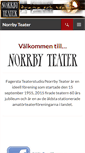 Mobile Screenshot of norrbyteater.com